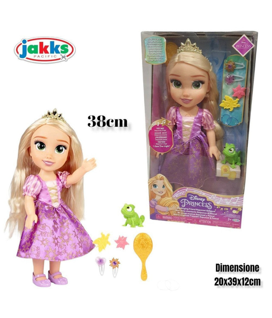 Principessa Disney Rapunzel 38 Cm Bambola Parlante Raperonzolo Canta In Italiano         