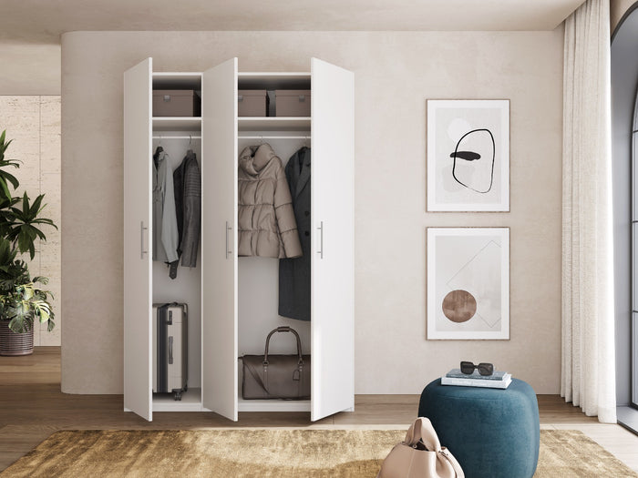 ARMADIO 3 ANTE BATT. BIANCO H202 AR3