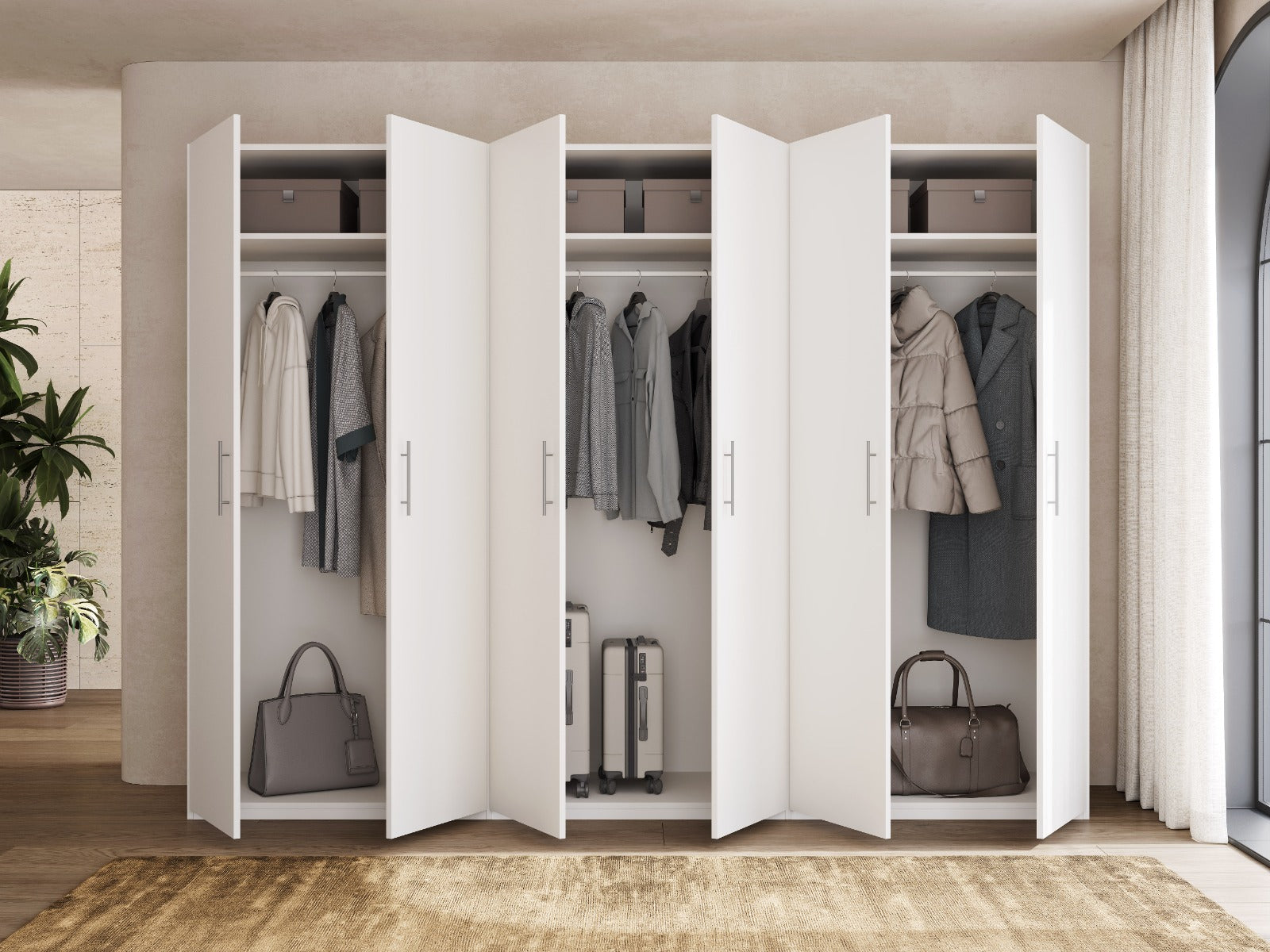 ARMADIO 6/A BATT BIANCO H 202 AR6