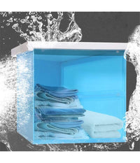 Armadietto Da Bagno Nascosto Pieghevole Impermeabile Portaoggetti Salvaspazio         