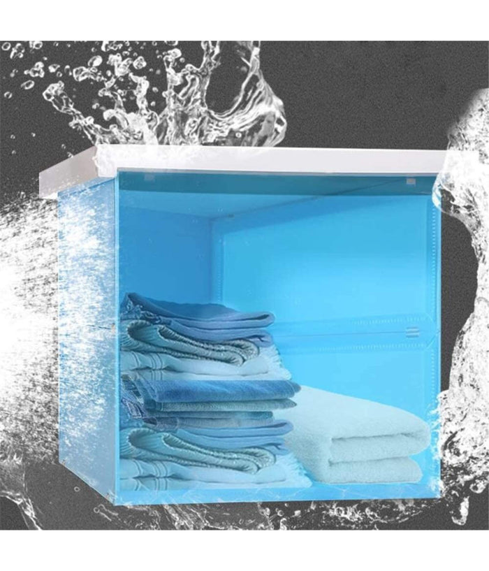 Armadietto Da Bagno Nascosto Pieghevole Impermeabile Portaoggetti Salvaspazio         