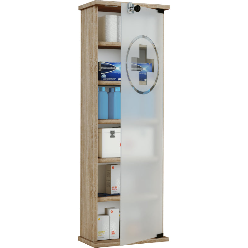 Armadietto Medicinali  PharmaCasa XXL dim 31x18 h 92 cm