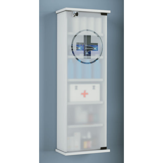 Armadietto Medicinali  PharmaCasa XXL dim 31x18 h 92 cm