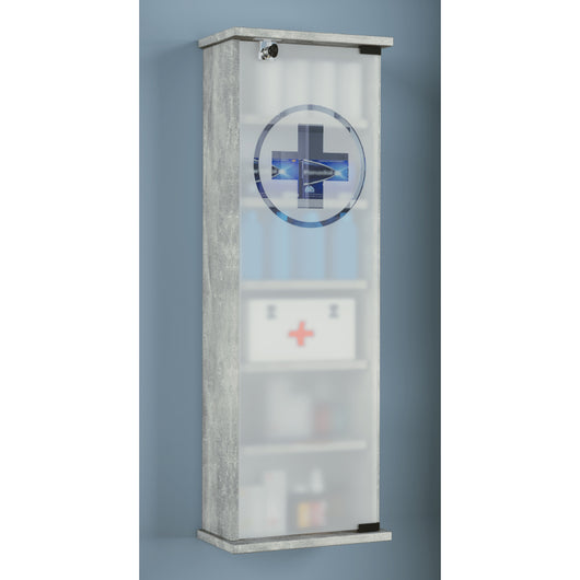 Armadietto Medicinali  PharmaCasa XXL dim 31x18 h 92 cm