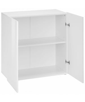 Armadietto Onda 2 ante - bianco laccato lucido