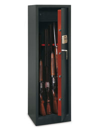 Armadietto per armi Monteria, serratura a codice elettronico, 4 catenacci, capacità di 10 fucili - THIRARD