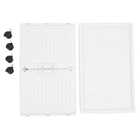 Trade Shop - Armadietto Pieghevole In Plastica Con 4 Ruote Mobili Contenitori Organizzazione Casa Ufficio -