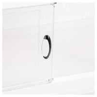 Trade Shop - Armadietto Pieghevole In Plastica Con 4 Ruote Mobili Contenitori Organizzazione Casa Ufficio -