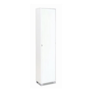 Colonna 1 Anta Kit Bianco Fiammato cm 43x29x190h - Sarmog