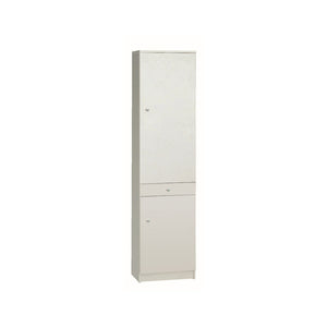 Colonna 2 Ante 1 Cassetto Kit Bianco Lisco cm 46x34x183h - Sarmog