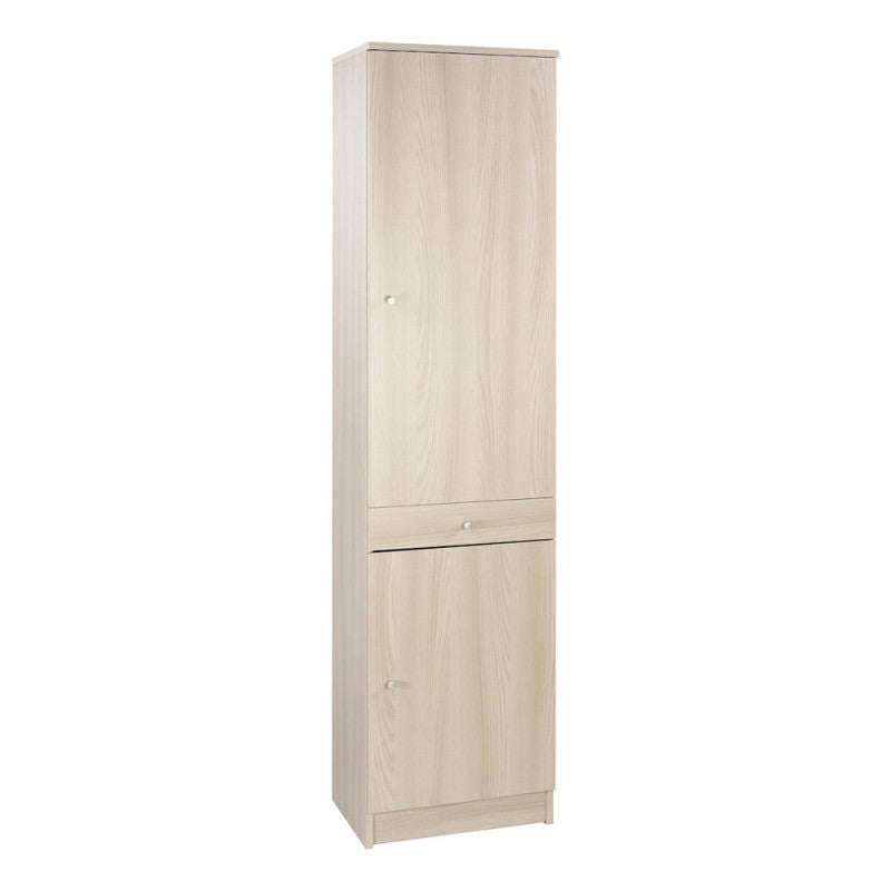 Colonna 2 Ante 1 Cassetto Kit Olmo Chiaro cm 46x34x183h - Sarmog