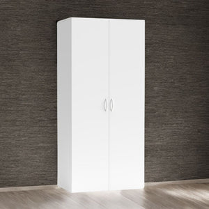 Armadio 2 ante Seba2 80x51,6x177h colore bianco