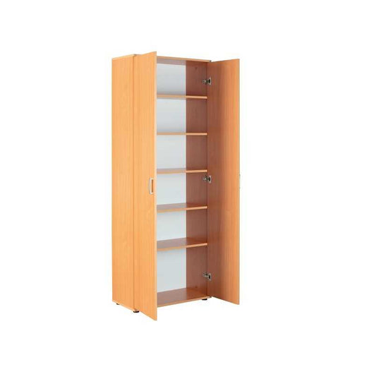 Armadio 2 ante Inter Link con ripiani laminato finitura pesco