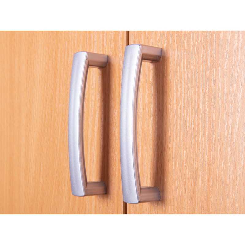 Armadio 2 ante Inter Link con ripiani laminato finitura pesco