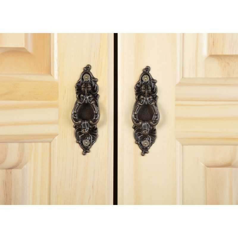 Armadio 2 ante Inter Link pino massello finitura naturale