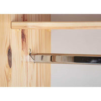 Armadio 2 ante Inter Link pino massello finitura naturale