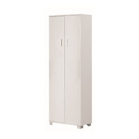 Armadio 2 Ante Kit Bianco Fiammato cm 62x34x178h - Sarmog