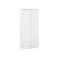 Mobile 2 Ante Kit Bianco Lisco cm 62x34x147h - Sarmog