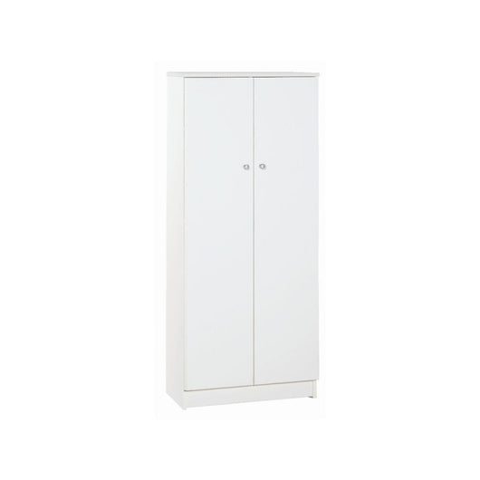 Mobile 2 Ante Kit Bianco Lisco cm 62x34x147h - Sarmog