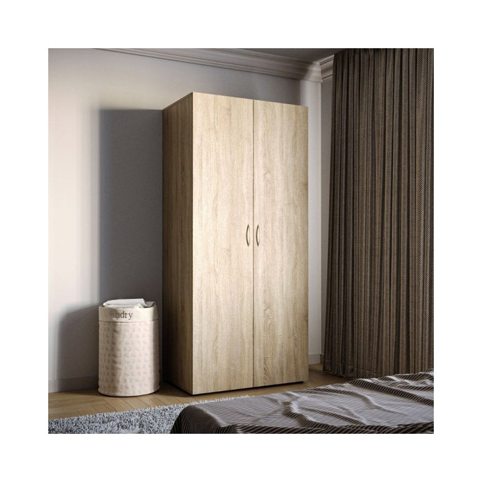 Armadio 2 ante rovere sonoma Seba2 80x51,6x177h
