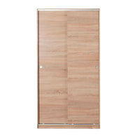 Armadio 2 ante scorrevoli 5 ripiani SWD4352023 colore rovere