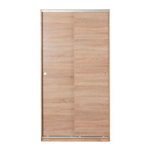 Armadio 2 ante scorrevoli 5 ripiani SWD4352023 colore rovere