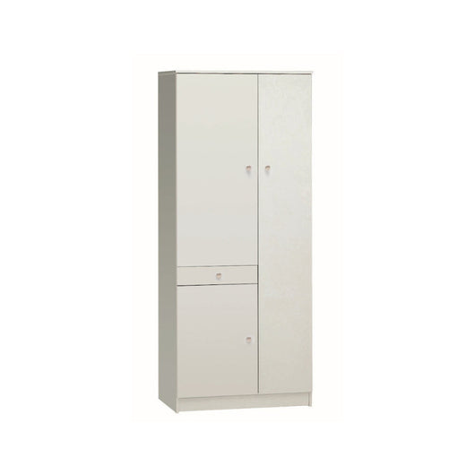 Mobile 3 Ante 1 Cassetto Kit Bianco Lisco cm 77x34x183h - Sarmog