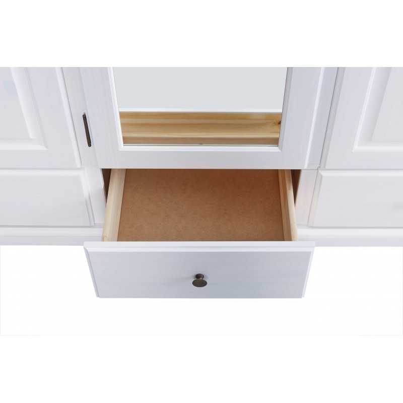 Armadio 3 ante + 3 cassetti Inter Link in pino massello