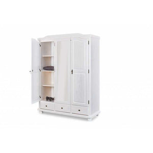 Armadio 3 ante + 3 cassetti Inter Link in pino massello