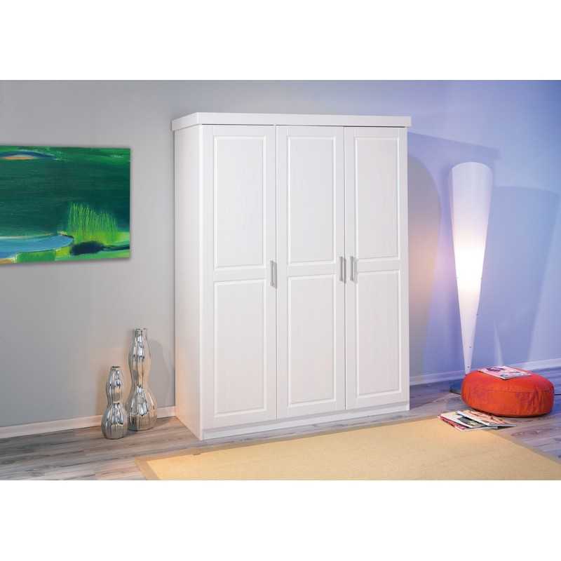 Armadio 3 ante con ripiani dim.140x55x190h