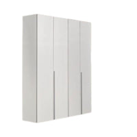 Armadio 4 ante bianco larice Urano 161x55x240H