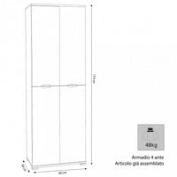 ARMADIO 4 ANTE NATURA