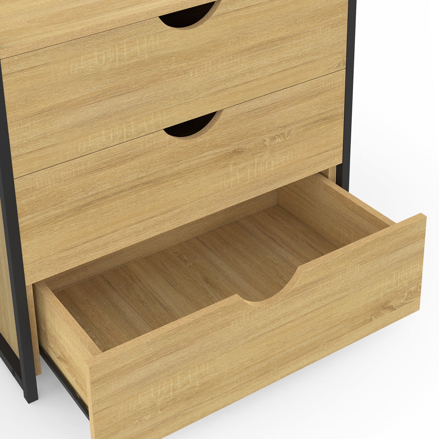 IDMarket - Armadio a 3 cassetti L.60 cm DETROIT design industriale