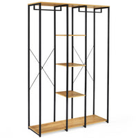 IDMarket - Armadio a tre ripiani L. 120 cm DETROIT design industriale