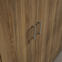 Armadio Arcadia 4 ante e 1 cassetto rovere 177.5x54x210.5H