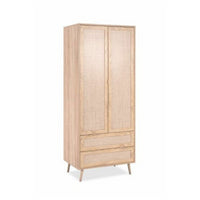 Armadio Bali 60A 2 ante e 2 cassetti effetto vimini