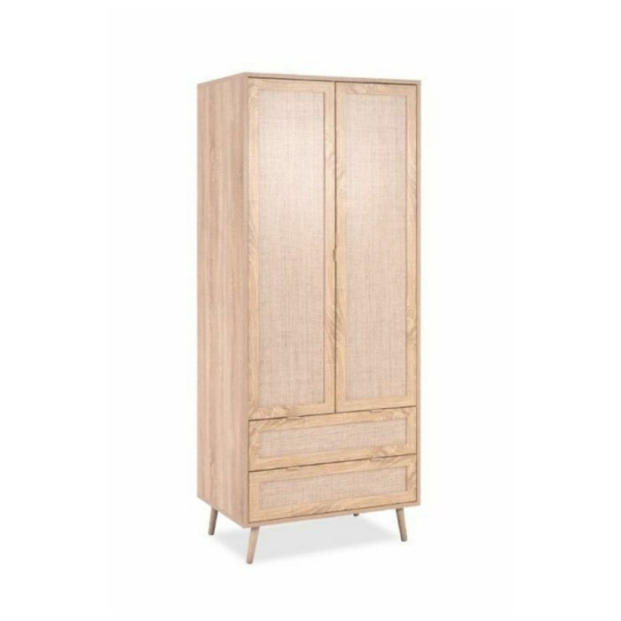 Armadio Bali 60A 2 ante e 2 cassetti effetto vimini