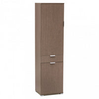 ARMADIO CON 2 ANTE E 1 CASSETTO ROVERE GRIGIO