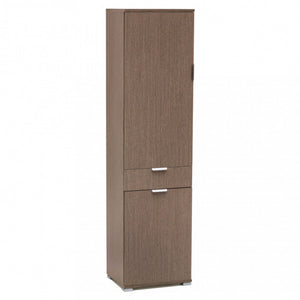 ARMADIO CON 2 ANTE E 1 CASSETTO ROVERE GRIGIO