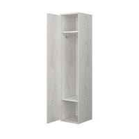 Armadio con anta 45x52x223 colore bianco consumato