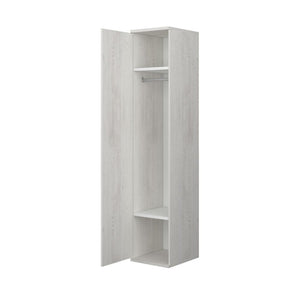 Armadio con anta 45x52x223 colore bianco consumato