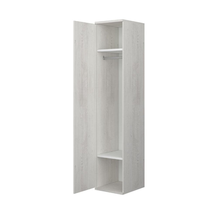 Armadio con anta 45x52x223 colore bianco consumato