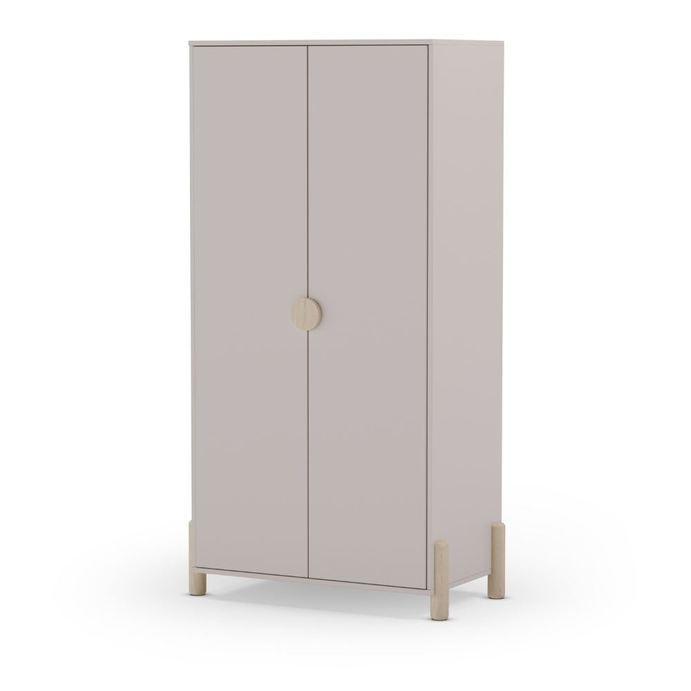 Armadio Enola 2 ante in legno beige 92,8x45x180 Eleganza e praticità per la tua casa