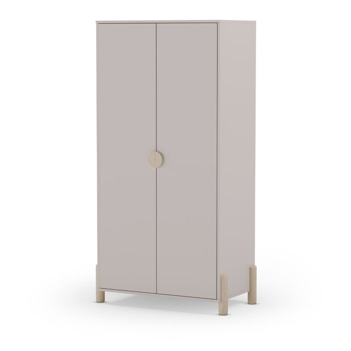 Armadio Enola 2 ante in legno beige 92,8x45x180 Eleganza e praticità per la tua casa