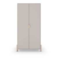 Armadio Enola 2 ante in legno beige 92,8x45x180 Eleganza e praticità per la tua casa