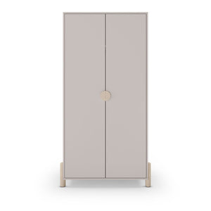 Armadio Enola 2 ante in legno beige 92,8x45x180 Eleganza e praticità per la tua casa