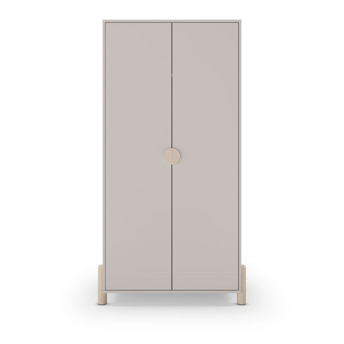 Armadio Enola 2 ante in legno beige 92,8x45x180 Eleganza e praticità per la tua casa