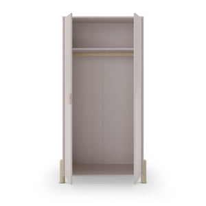 Armadio Enola 2 ante in legno beige 92,8x45x180 Eleganza e praticità per la tua casa