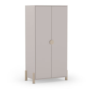 Armadio Enola 2 ante in legno beige 92,8x45x180 Eleganza e praticità per la tua casa