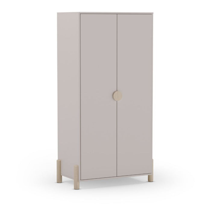 Armadio Enola 2 ante in legno beige 92,8x45x180 Eleganza e praticità per la tua casa